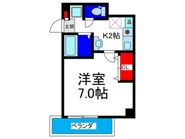 プレアデス桃谷の物件間取画像